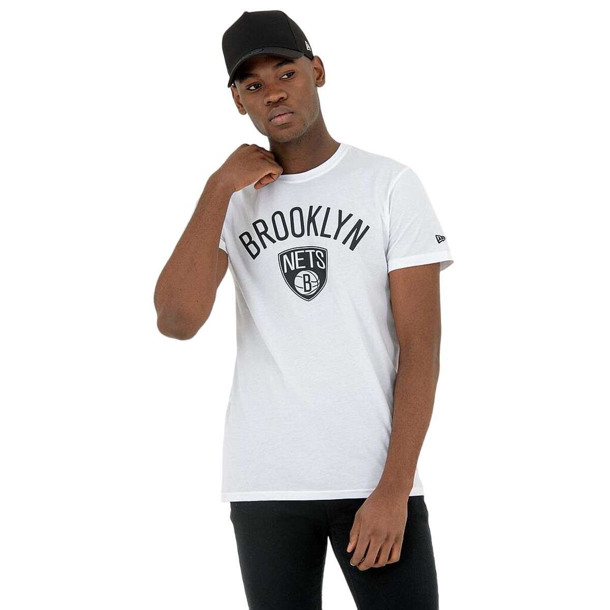 Kurzärmliges Sport T-Shirt New Era NOS NBA BRONET 60416753 Weiß