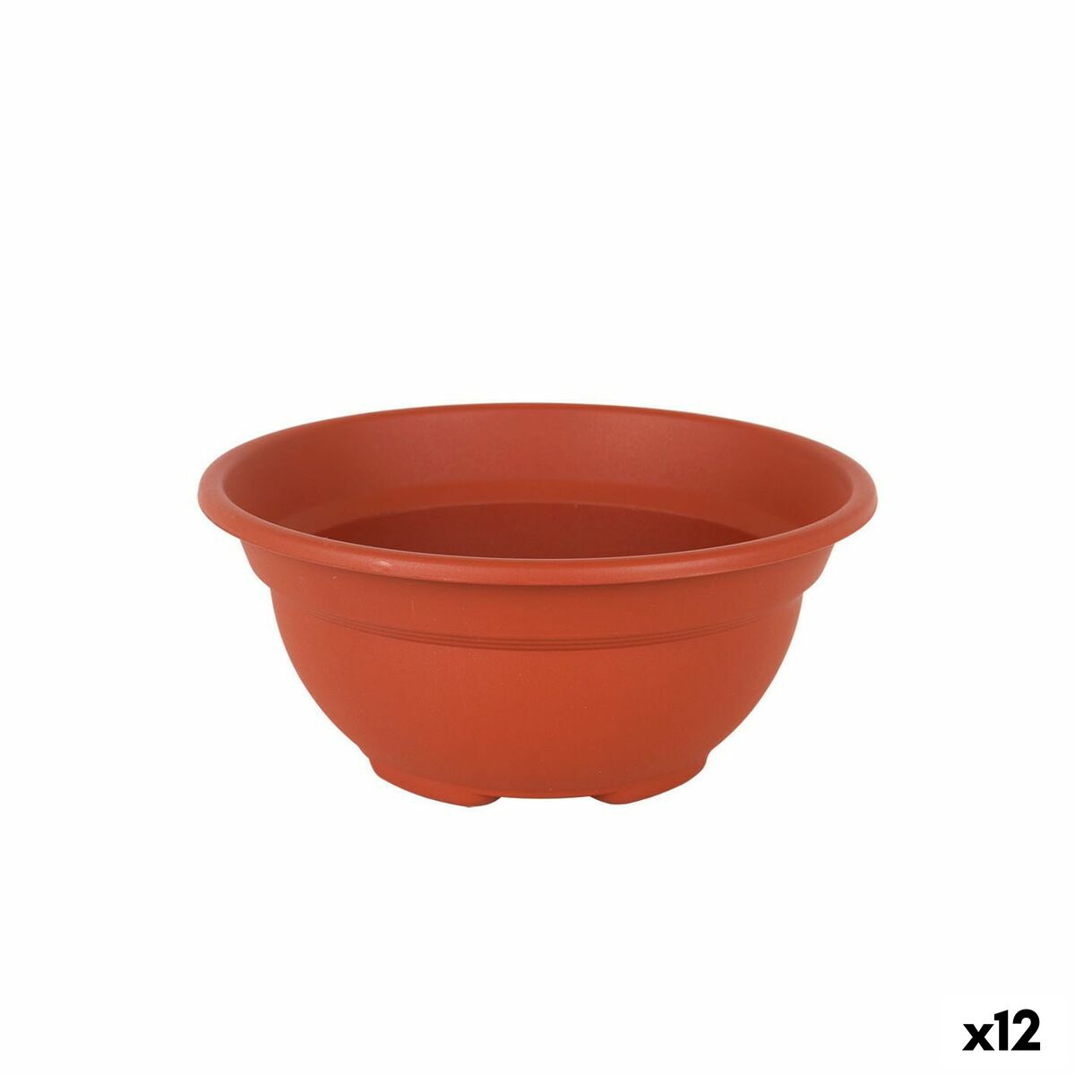 Blumentopf Dem Greentime kreisförmig Schale Braun ø 20 x 9 cm (12 Stüc
