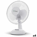 Tischventilator Kiwi Weiss Ø 27 cm 21W (4 Stück)