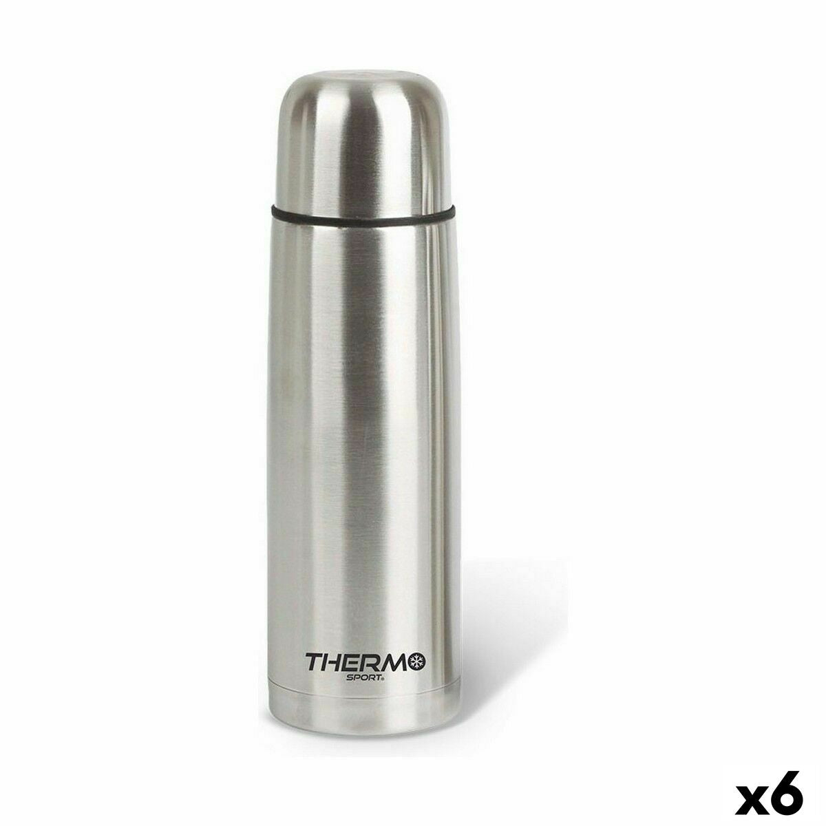 Reise-Thermoskanne ThermoSport Edelstahl 1 L (6 Stück)