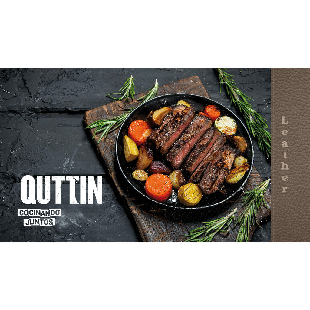 Pfanne Quttin LEATHER Braun Schwarz Aluminium Ø 20 cm (6 Stück)