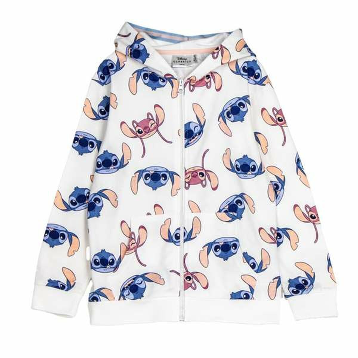 Kinder-Hoodie «Stitch» Beige