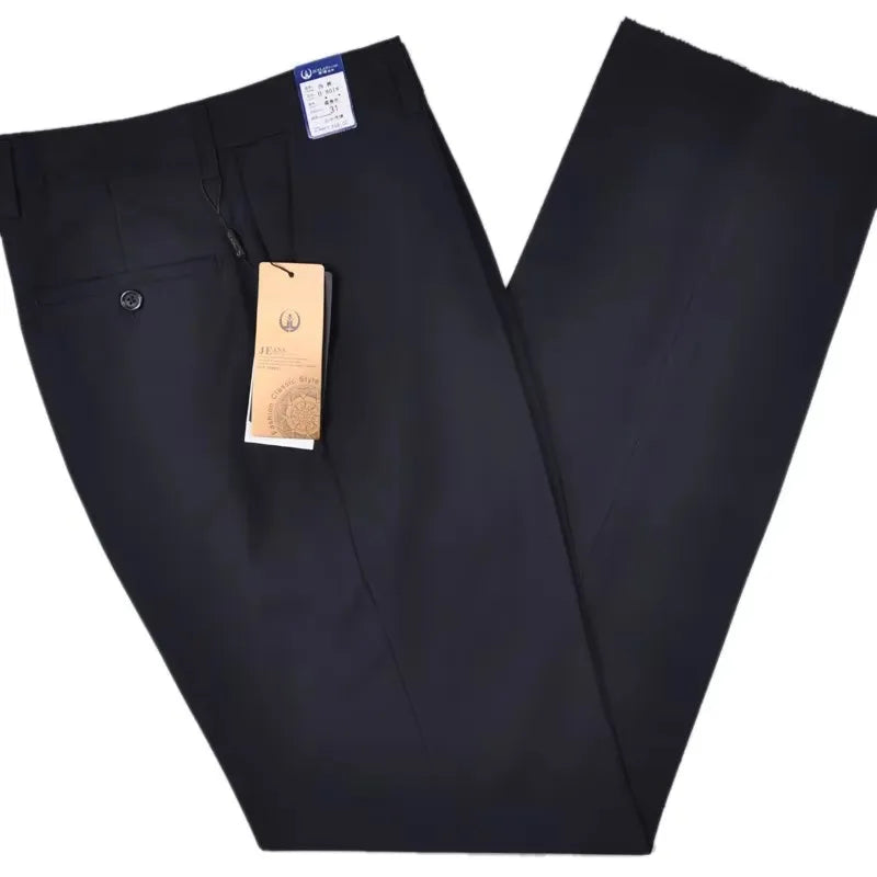 Herren Business-Anzughose · elegant, Stretch-Komfort (Frühling–Winter)