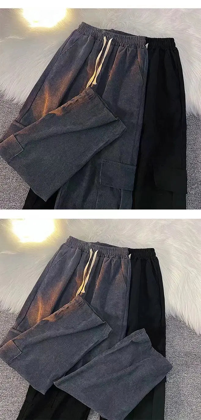 Herren Cordhose Retro · weites Bein, japanischer Stil (Freizeit)