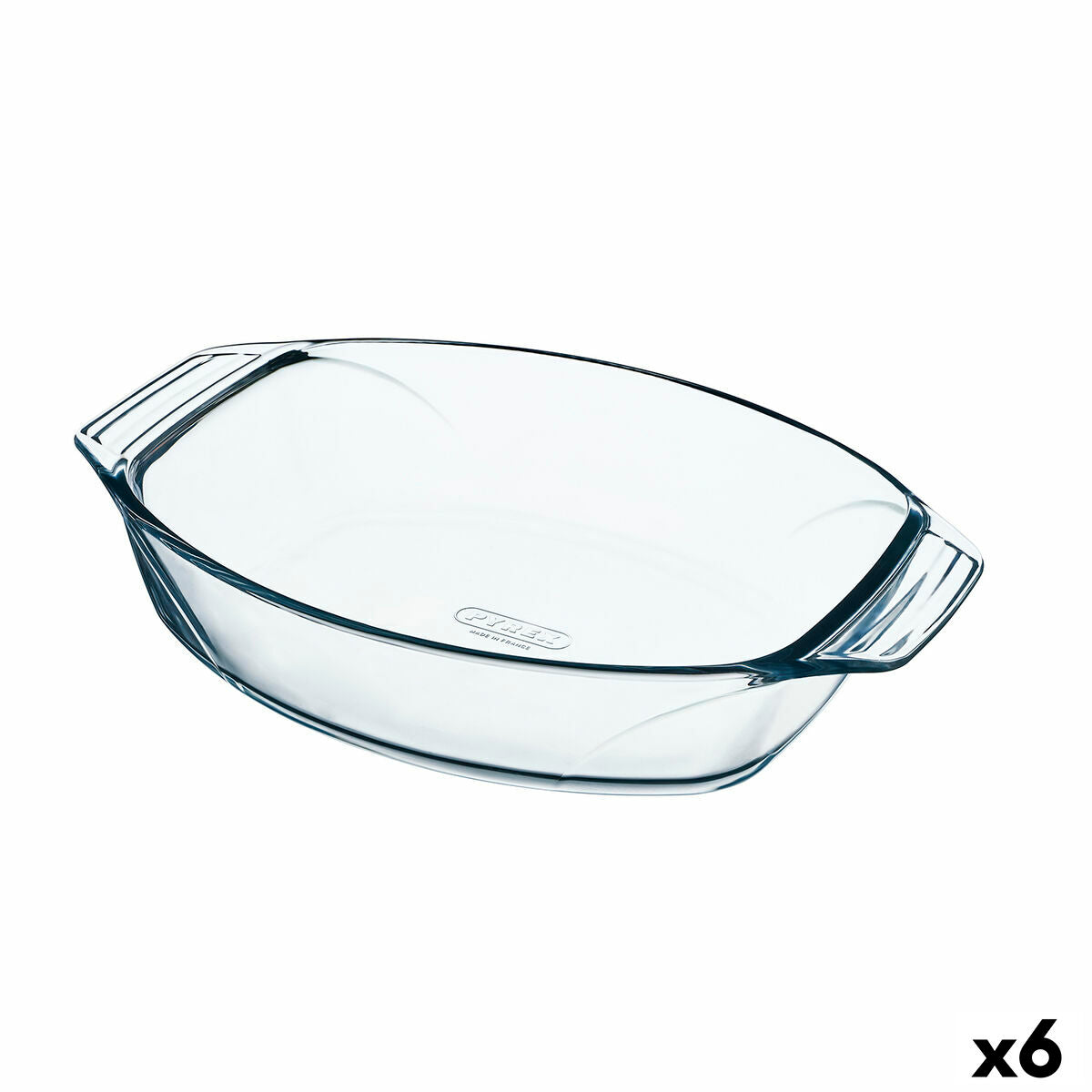 Ofenschüssel Pyrex Irresistible Durchsichtig Glas Oval 35,1 x 24,1 x 6