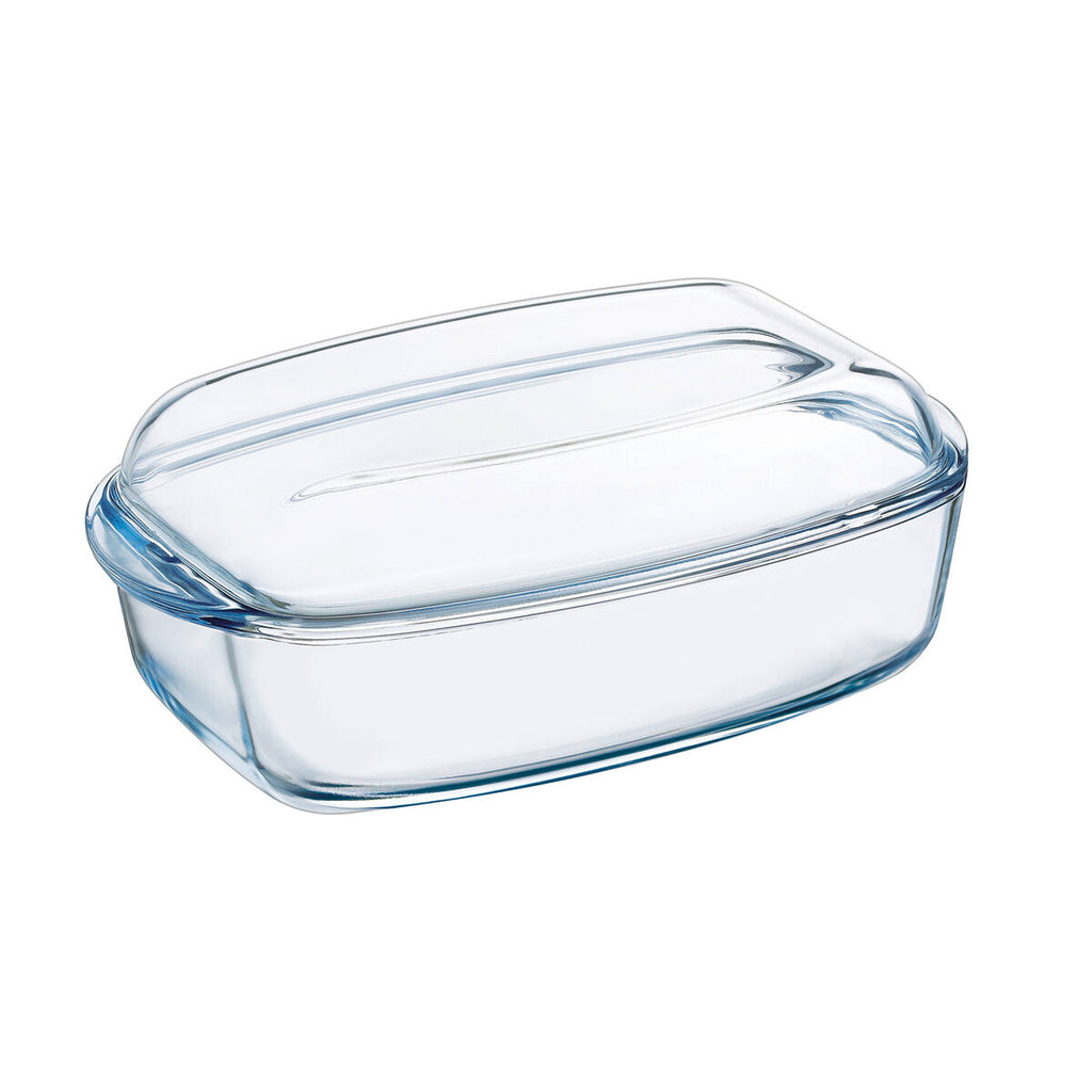 Kochschüssel Pyrex Classic mit Deckel 4,5 L 38 x 22 x 11 cm Durchsicht