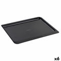 Backform Pyrex Magic Schwarz Eben Metall 33 x 25 cm (6 Stück)
