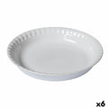 Backform Pyrex Supreme Weiß aus Keramik Gehärtetes Glas rund 25,5 x 25