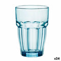 Trinkglas Bormioli Rocco Rock Bar Blau Glas 370 ml (24 Stück)