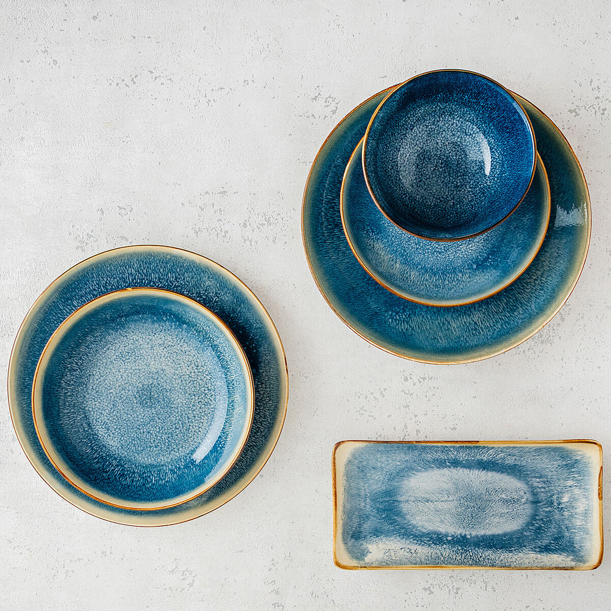 Snack-Schalen-Set «Bidasoa» Aura Weiss (6 Stück)