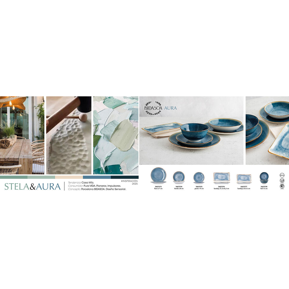 Snack-Schalen-Set «Bidasoa» Aura Weiss (6 Stück)