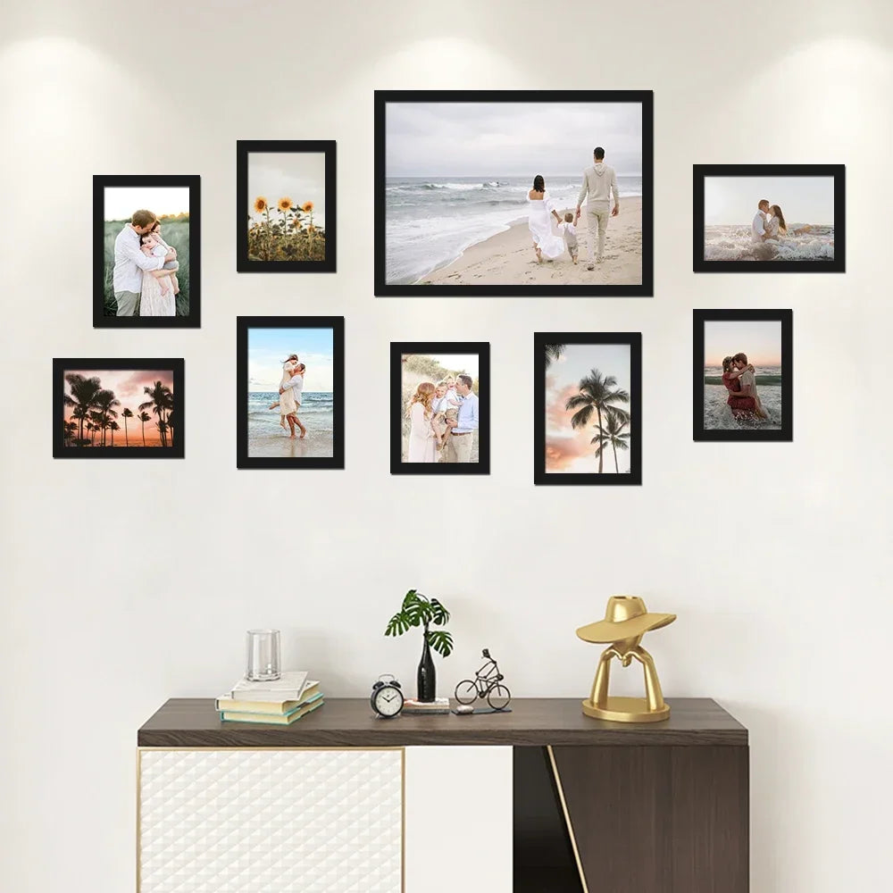 Foto-Wand Set 9-teilig Bilderrahmen