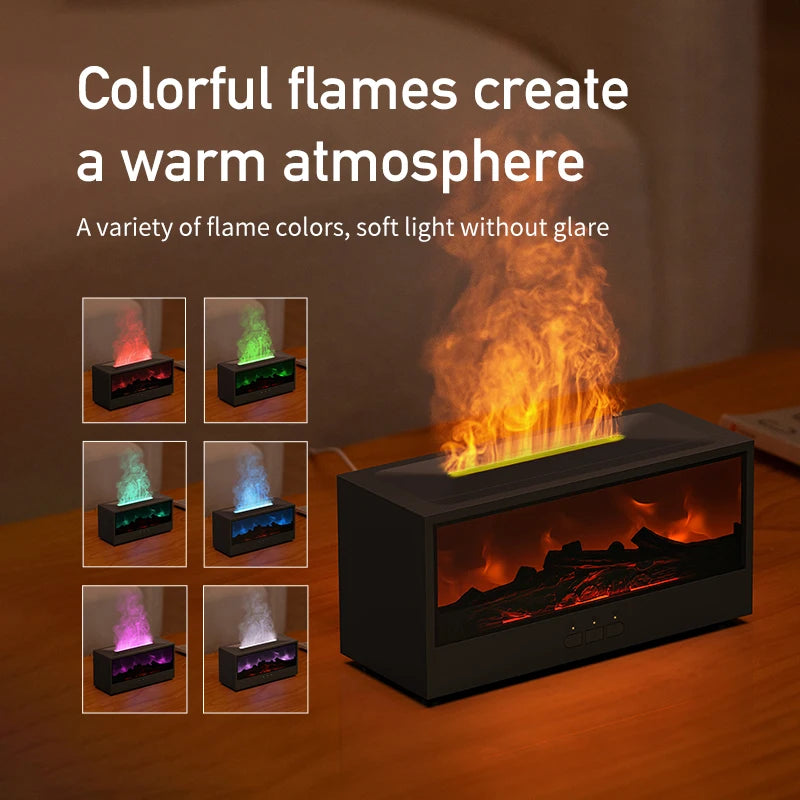 Flame Aroma Diffuser LED 7 Farben