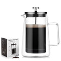 French Press Doppelwand-Glas Premium