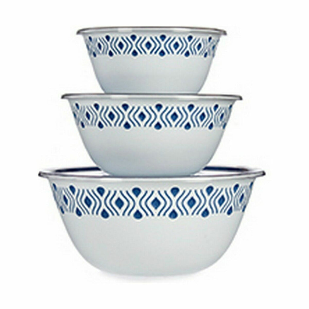 Lebensmittelbehälter Stefanplast Tosca Blau Kunststoff 29,5 x 13 x 29,5 cm mit Deckel 4 Stück