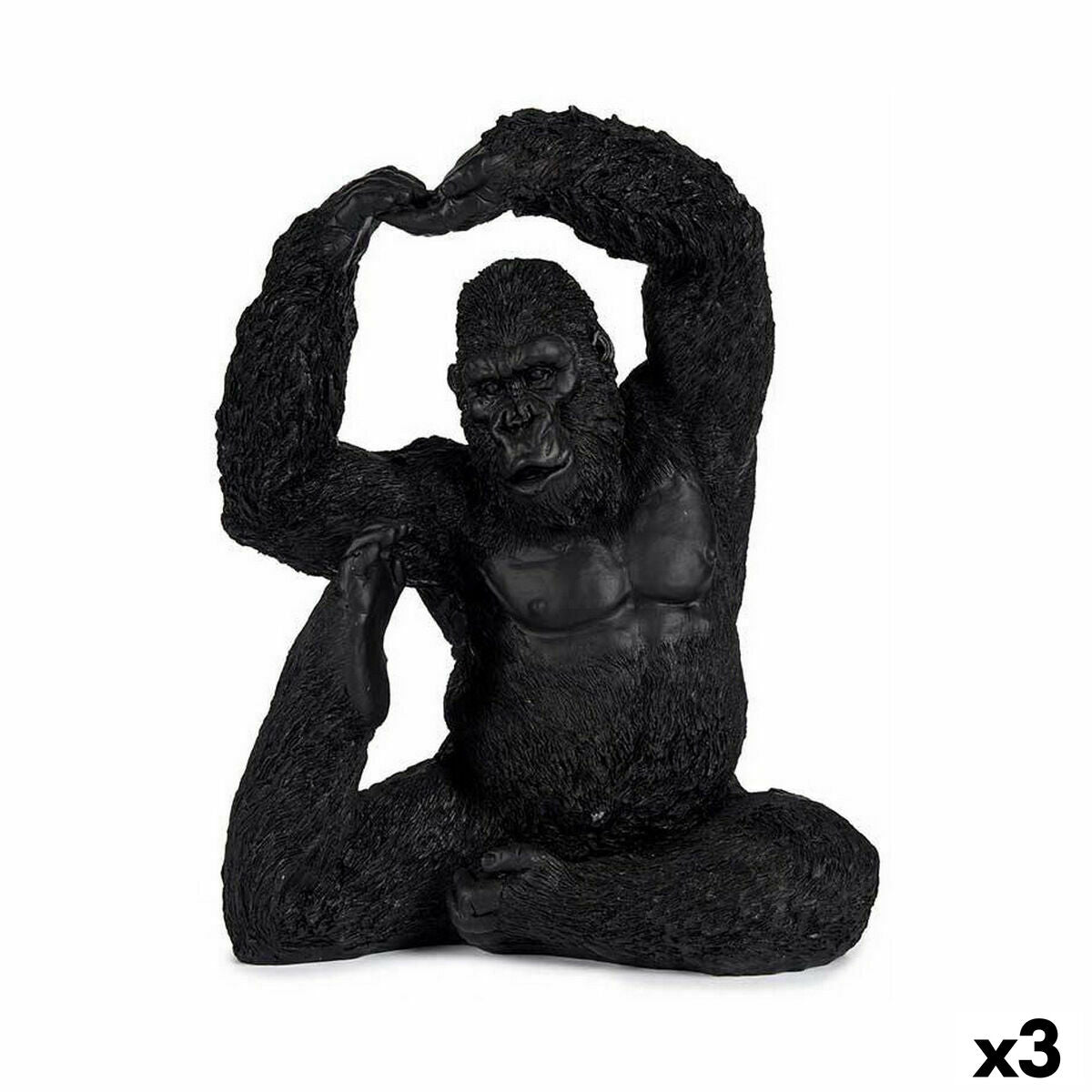 3er Gorilla Yoga Deko – Einzigartiger Blickfang für dein Heim