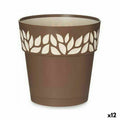Selbstbewässernder Blumentopf Stefanplast Cloe Braun Kunststoff 19 x 1