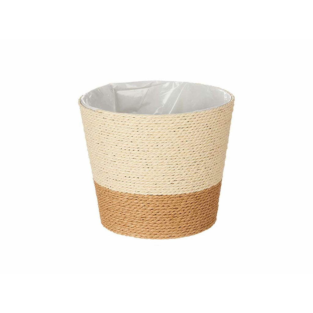 Blumentopf Ibergarden Braun Schnur Kunststoff 19,5 x 17,5 x 19,5 cm 19