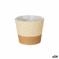 Blumentopf Ibergarden Braun Schnur Kunststoff 19,5 x 17,5 x 19,5 cm 19