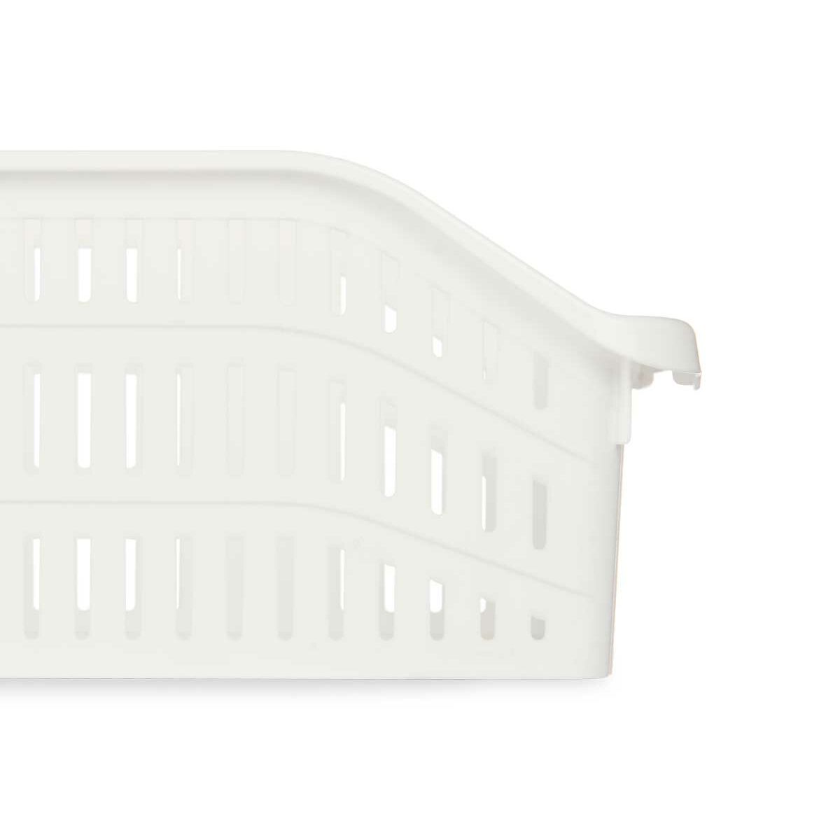 Kühlschrank Organizer Kinvara Weiss 20,3 x 12,8 x 30,5 cm