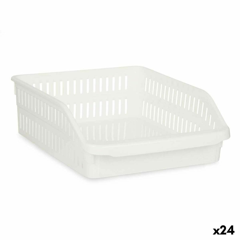 Kühlschrank Organizer Kinvara Weiss 26 x 9,3 x 30,5 cm