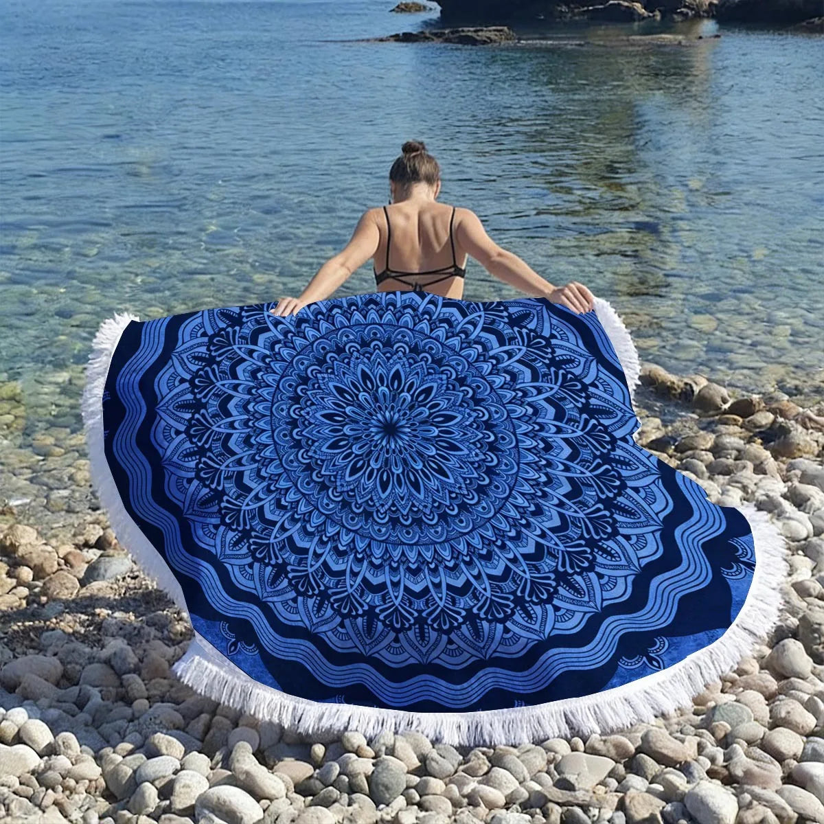 Rundes Strandtuch XL