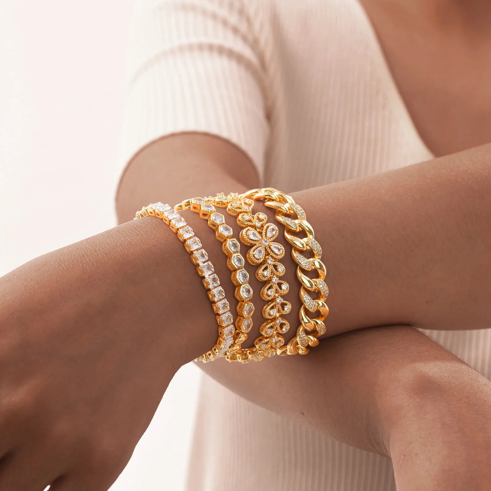 Tennis-Armband Zirkonia