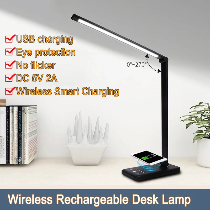 LED-Schreibtischlampe Wireless