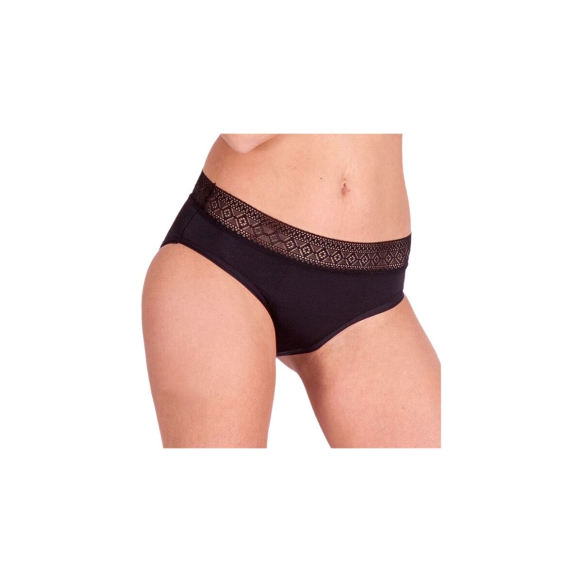 Menstruations-Slip «Femme Republique» Schwarz