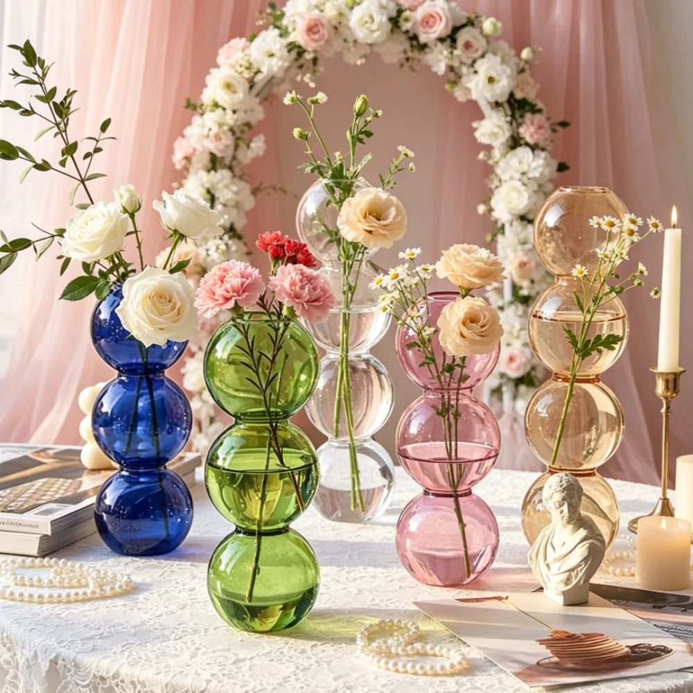 Pampas-Glas-Vase