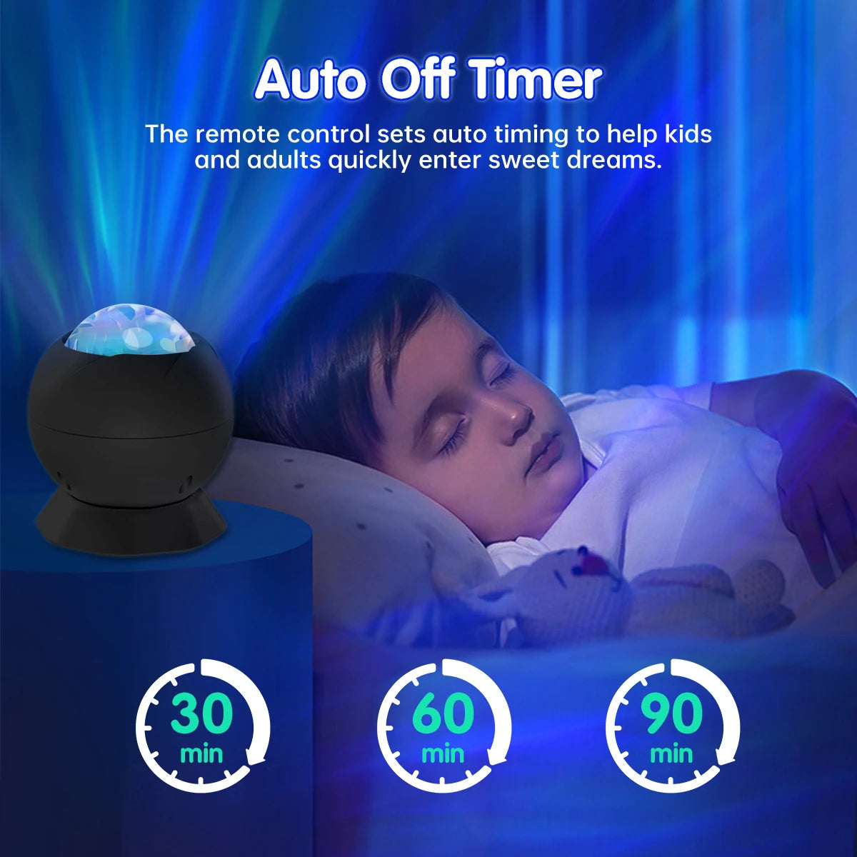 LED Projektor mit Fernbedienung