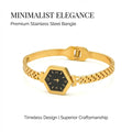 Bangle-Damenuhr · Armreif-Look elegant