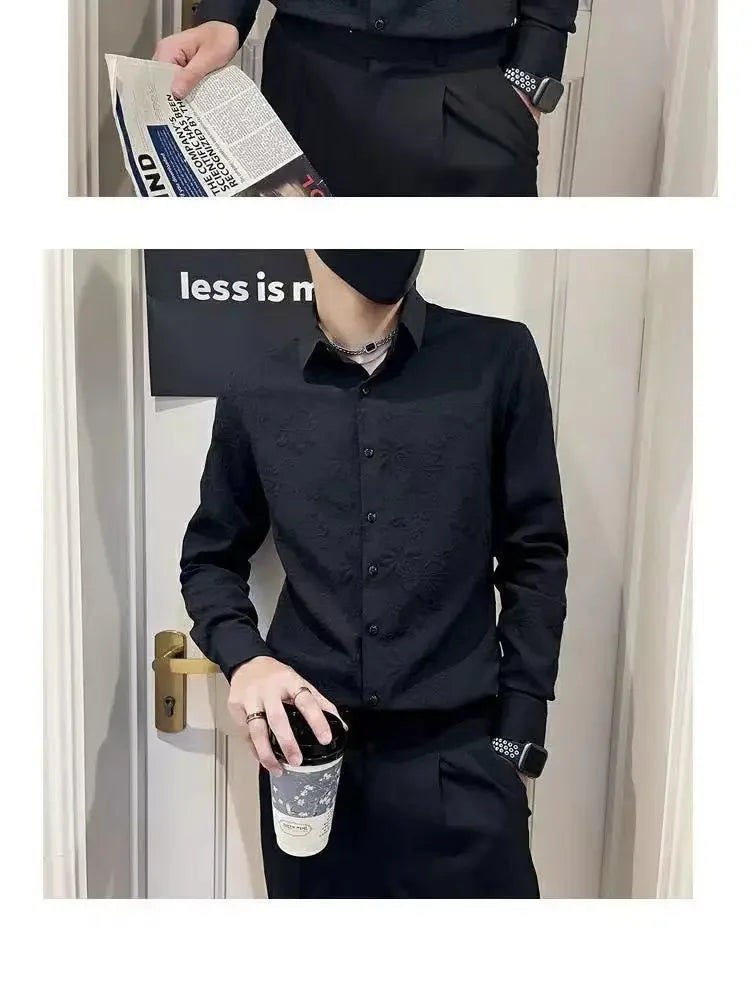 Herren Hemd · schlicht & elegant, koreanischer Stil (Casual & Business)