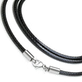 Geflochtenes Edelstahl-Halsband 5 mm