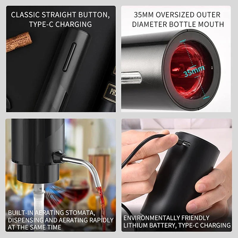 Wein-Belüfter & Dekanter-Set