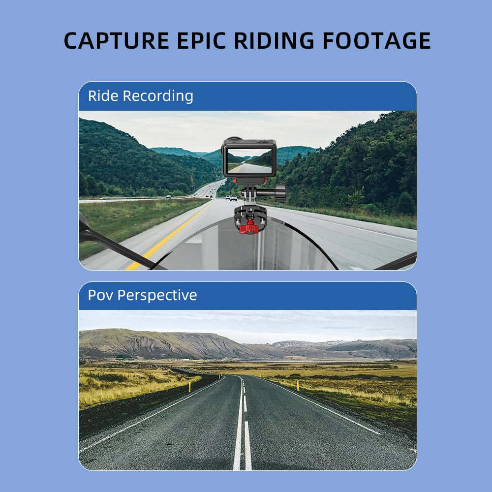 Action-Cam Halterung Helm Universal