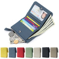 Unisex Slim Wallet mit RFID-Schutz · Echtleder, 7 Farben – LuxeStyle