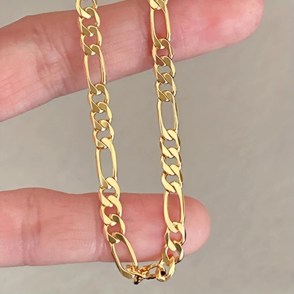 Figaro-Kette 5mm · Herren PVD Gold/Silber
