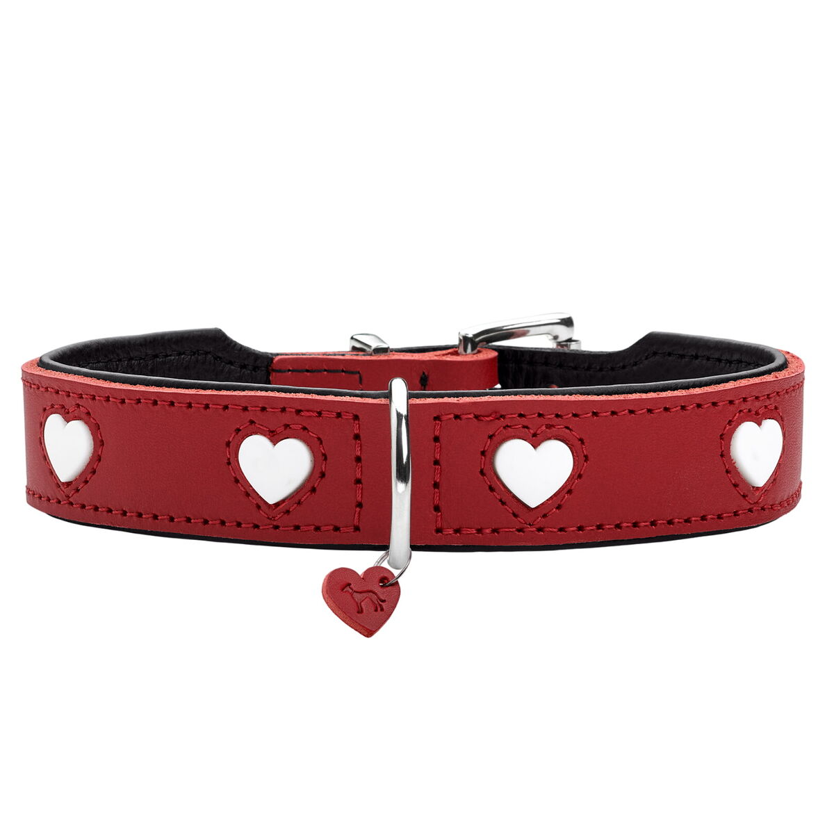 Hundehalsband Hunter Love S/M 35-43 cm Rot