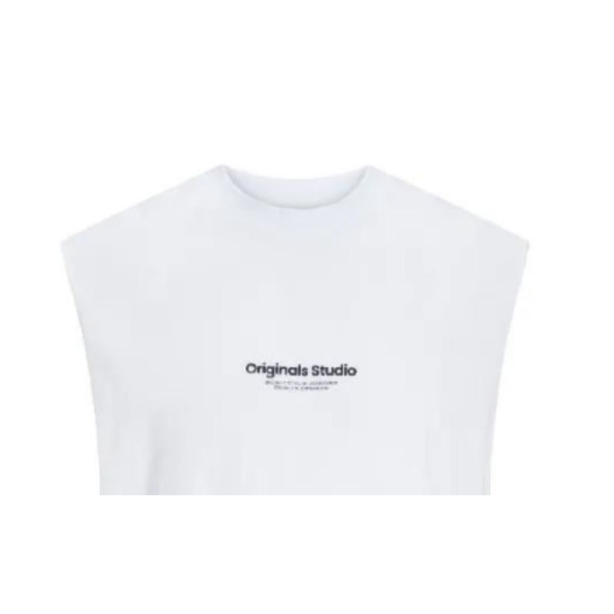 Ärmelloses Herren-T-Shirt Jack & Jones Jovesterbro Weiß – LuxeStyle Schweiz