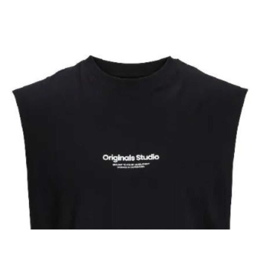 Ärmelloses Herren-T-Shirt Jack & Jones Jovesterbro Schwarz – LuxeStyle Schweiz
