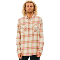 Herren Langarm-Hemd Rip Curl Salt Water Culture Beige (S)