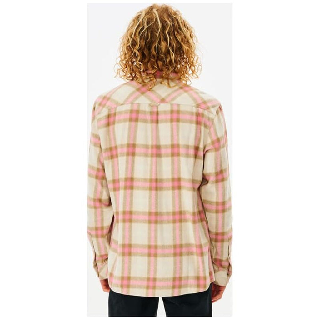 Herren Langarm-Hemd Rip Curl Salt Water Culture Beige (S)