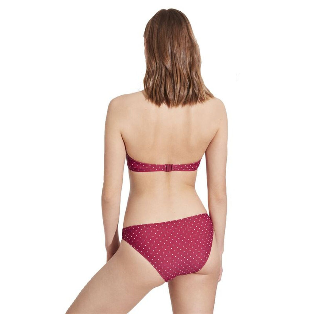Bikini «Ysabel Mora» · gepunktet, Dunkelrot