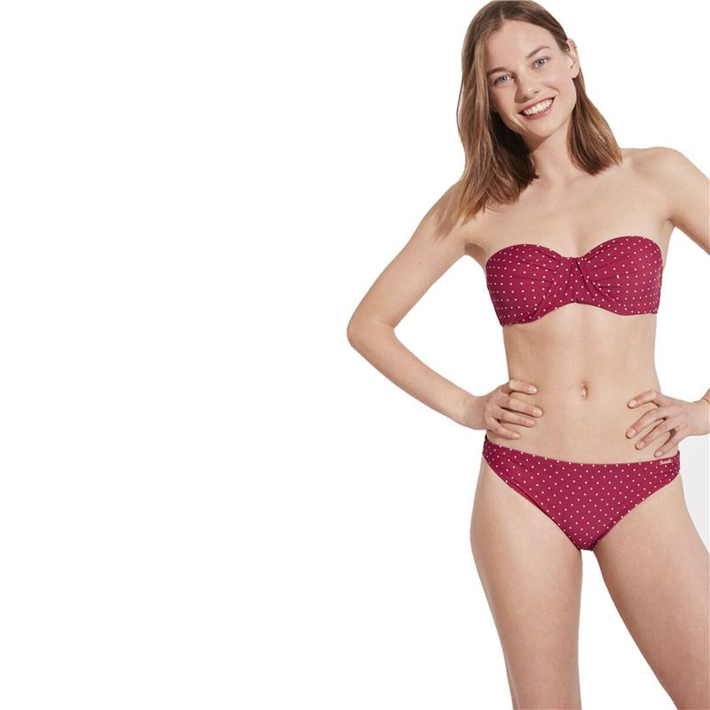 Bikini «Ysabel Mora» · gepunktet, Dunkelrot