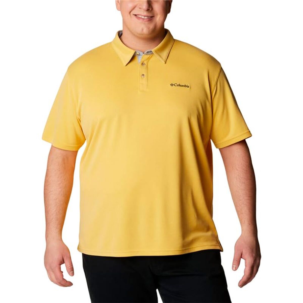 Herren-Poloshirt «Columbia» Gelb