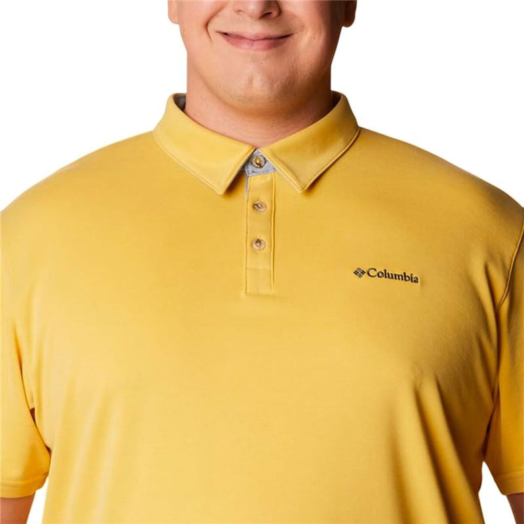 Herren-Poloshirt «Columbia» Gelb