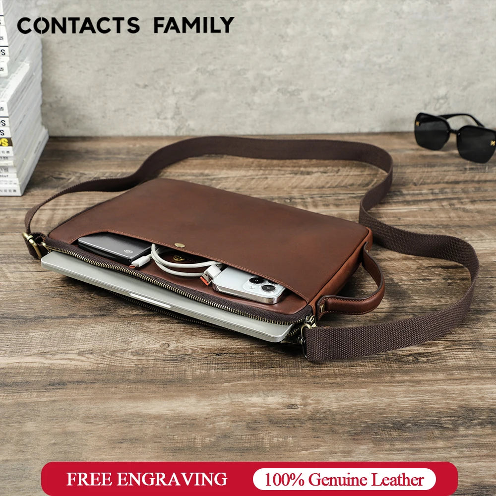 Laptop-Sleeve Echtleder MacBook