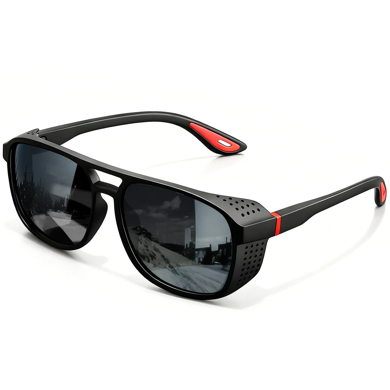 Wraparound-Sport-Sonnenbrille, polarisiert – LuxeStyle