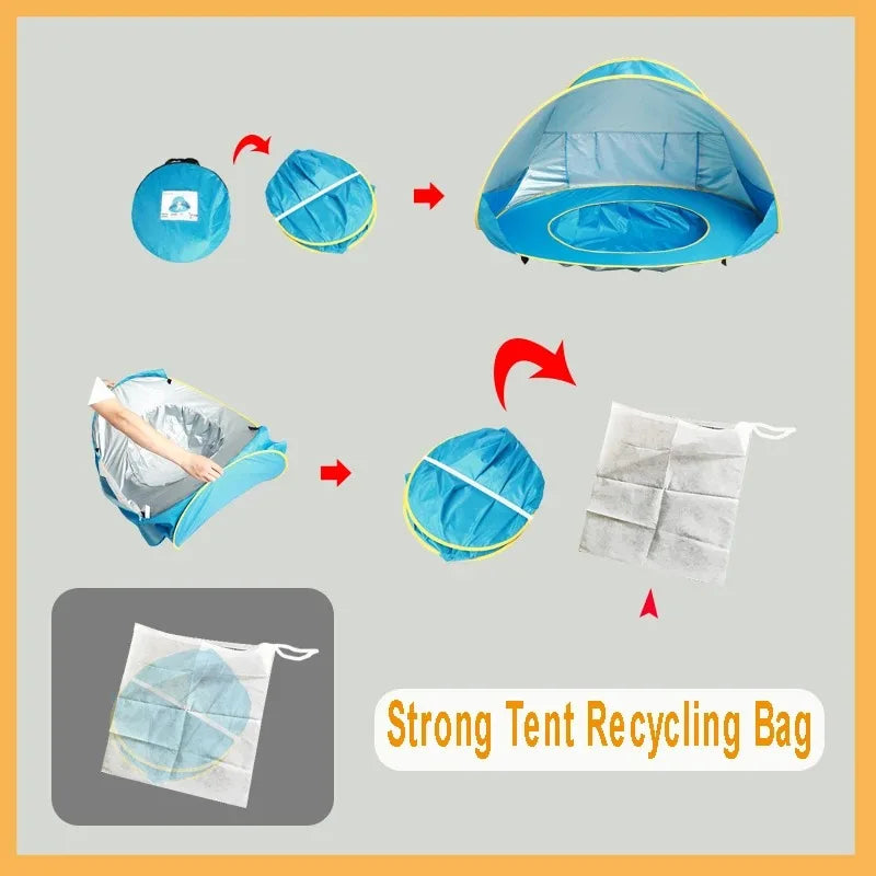 Pop-Up Strandmuschel